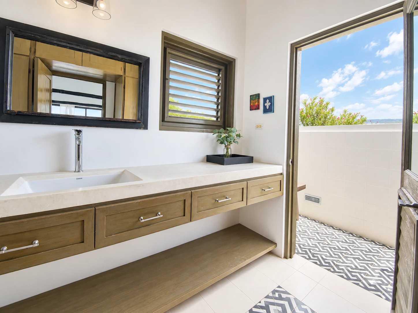Villa Azure penthouse bathroom vanity